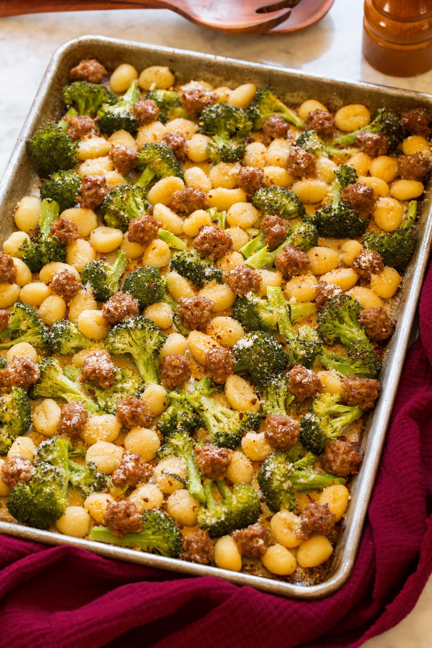 Easiest Sheet Pan Gnocchi: Sausage and Broccoli Weeknight Dinner